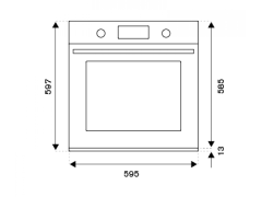 Электрический духовой шкаф Bertazzoni F6011MODPLC/23