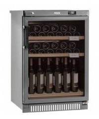 Винный шкаф Pozis ШВ 39 серебристый