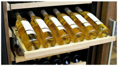 Винный шкаф Pozis ШВ 39 серебристый