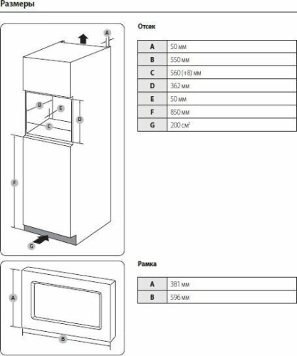 Встраиваемая микроволновая печь Samsung MG20A7118AW