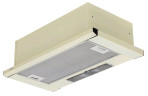 Встраиваемая вытяжка KRONA KAMILLA slim 600 ivory 1 мотор