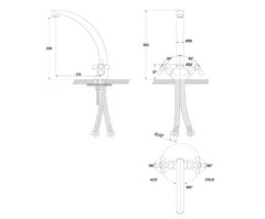 Смеситель для кухни Kaiser Carlson Eco 11014