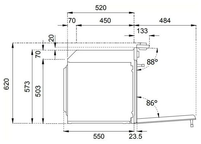 Электрический духовой шкаф Bertazzoni F6011PROPТN