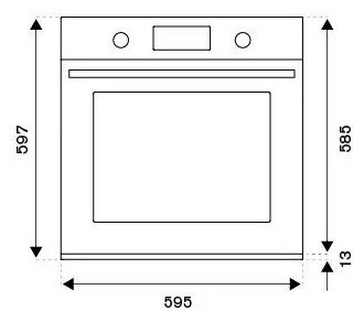 Электрический духовой шкаф Bertazzoni F6011PROPТN