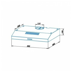 Кухонная вытяжка Cata C1 T 600 X