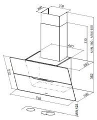Кухонная вытяжка Faber Jolie Almond A80