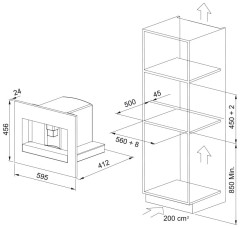 Встраиваемая кофемашина Franke FMY 45 CM XS 131.0627.473