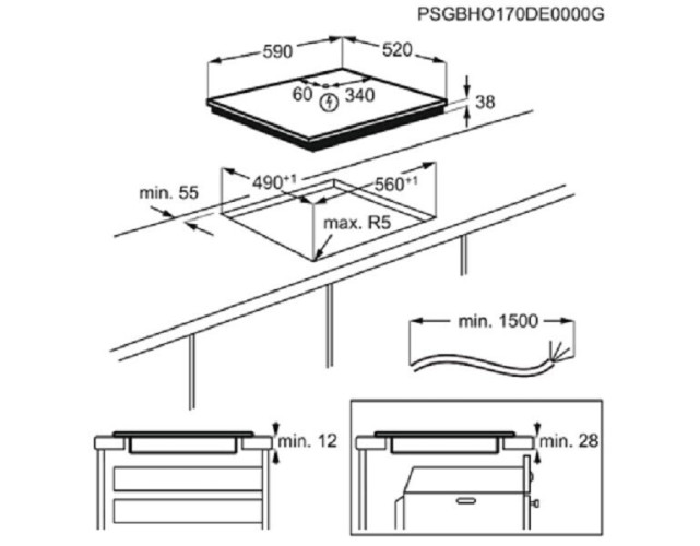 Электрическая варочная панель Zanussi CPZ 64420 KC