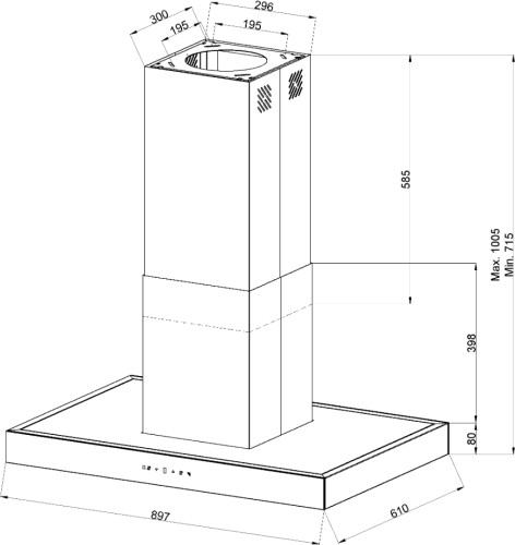 Кухонная вытяжка Kuppersberg DUDL 8 GB