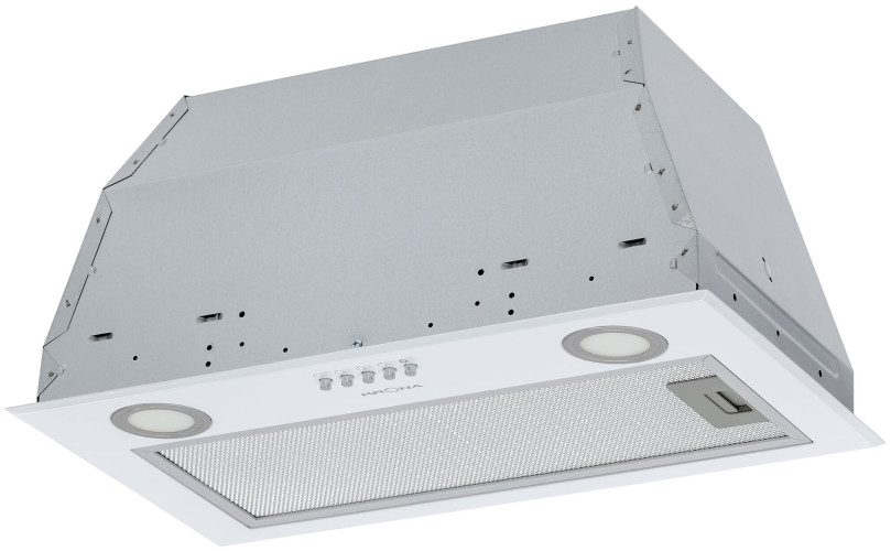 Встраиваемая вытяжка Krona Liusa 600 Glass White PB