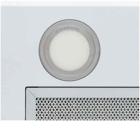 Встраиваемая вытяжка Krona Liusa 600 Glass White PB