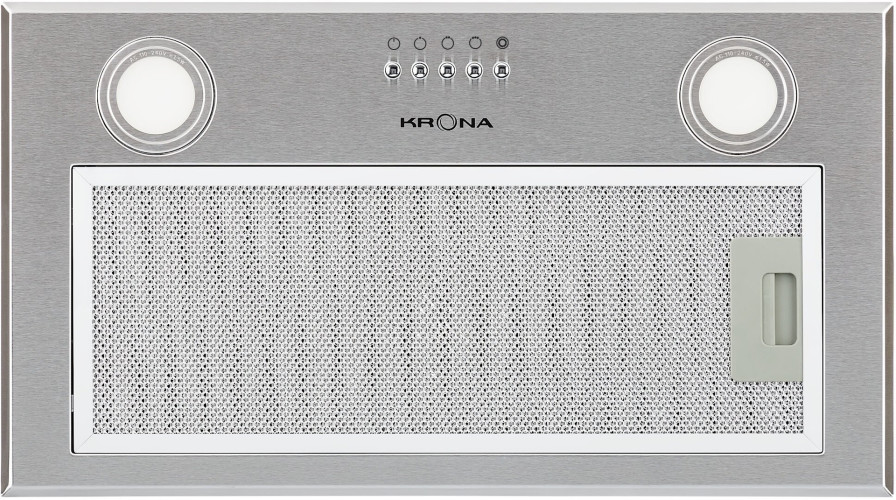 Встраиваемая вытяжка Krona Liusa 600 Glass White PB