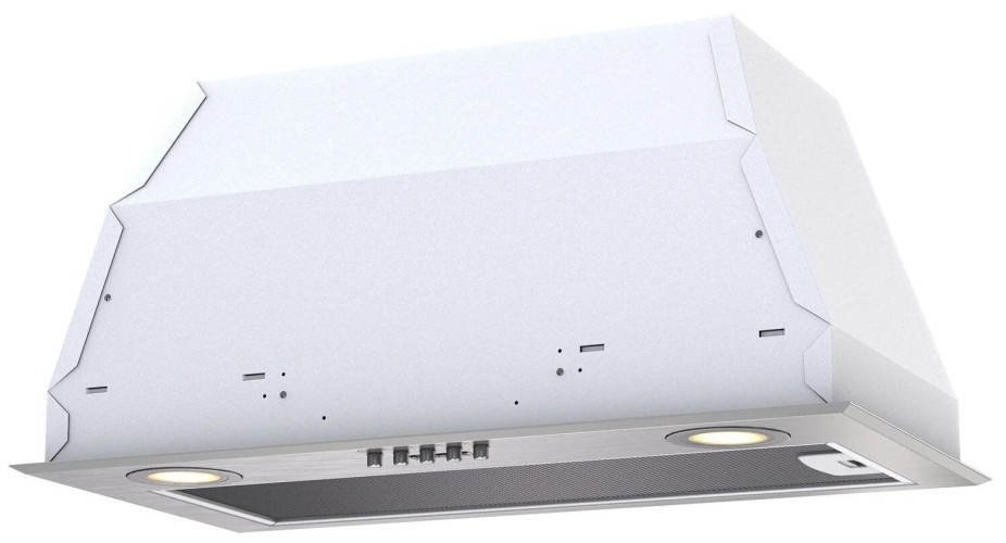 Встраиваемая вытяжка Krona Liusa 600 Glass White PB