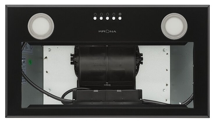 Встраиваемая вытяжка Krona Liusa 600 Glass White PB