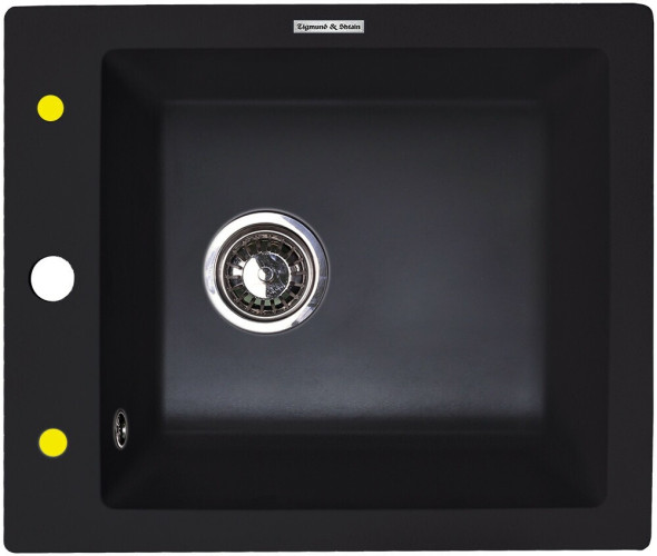 Кухонная мойка Zigmund & Shtain Platz 425 черный базальт