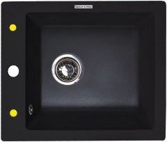 Кухонная мойка Zigmund &amp; Shtain Platz 425 черный базальт