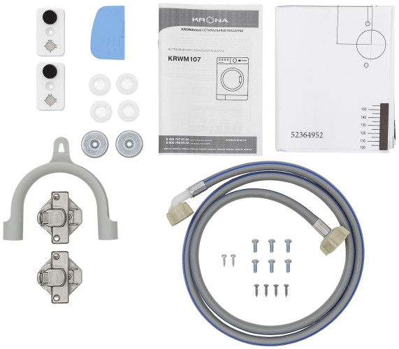 Встраиваемая стиральная машина Krona KAYA 1200 7K WHITE