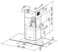 Кухонная вытяжка Faber Nice X/V A90