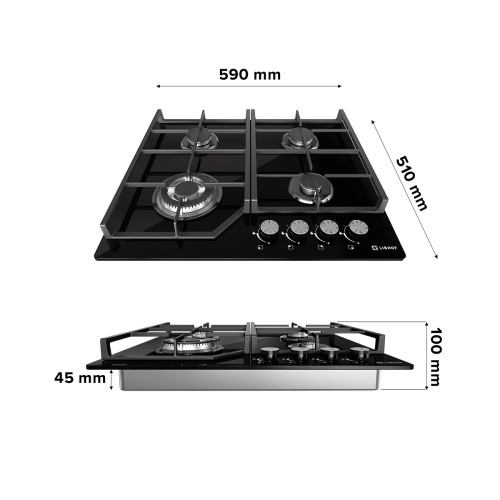 Газовая варочная панель Libhof GH-604B