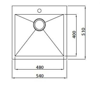 Кухонная мойка Kaiser KSM-5451