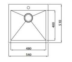Кухонная мойка Kaiser KSM-5451