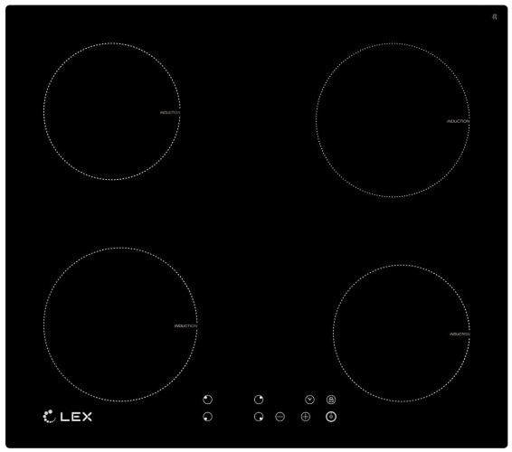 Электрическая варочная панель LEX EVI 640-1 BLACK