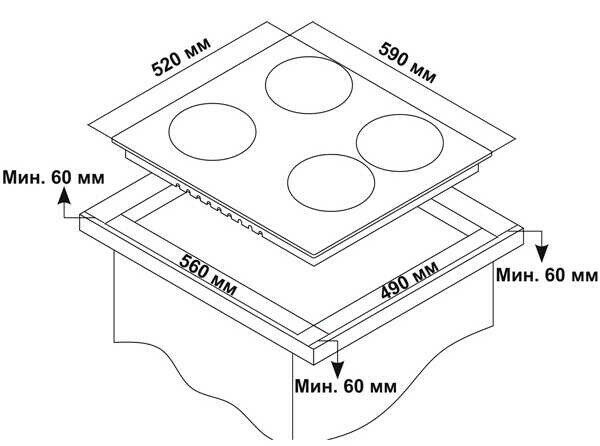 Электрическая варочная панель Novex NP 6400 S