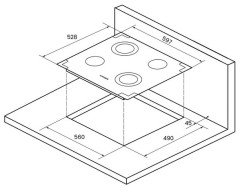 Электрическая варочная панель Kuppersberg FA6RC GOLD