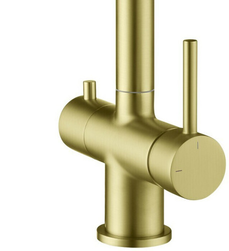 Смеситель для кухни Timo Saona 2346/17FL золото матовое