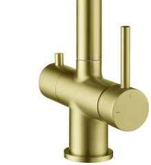 Смеситель для кухни Timo Saona 2346/17FL золото матовое