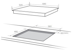 Электрическая варочная панель Midea MC-H64767 F