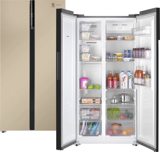 Холодильник Weissgauff WSBS 600 BeG