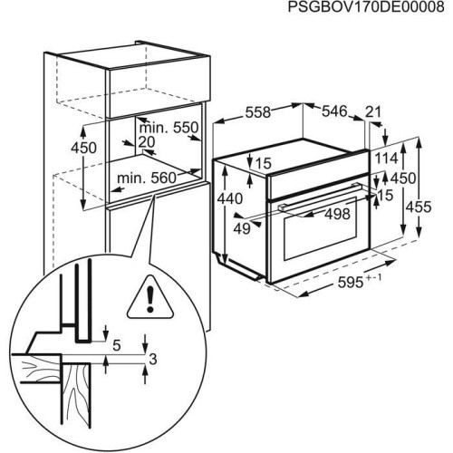 Встраиваемая микроволновая печь AEG KMR 721000 B