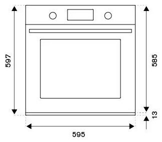 Электрический духовой шкаф Bertazzoni F6011MODVTC