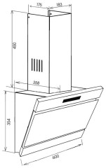 Кухонная вытяжка Korting KHC 67074 GWX