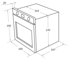Электрический духовой шкаф MAUNFELD EOEH 7611 SB