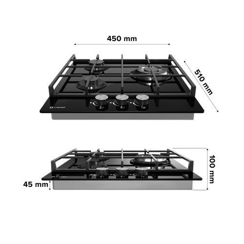 Газовая варочная панель Libhof GH-453B