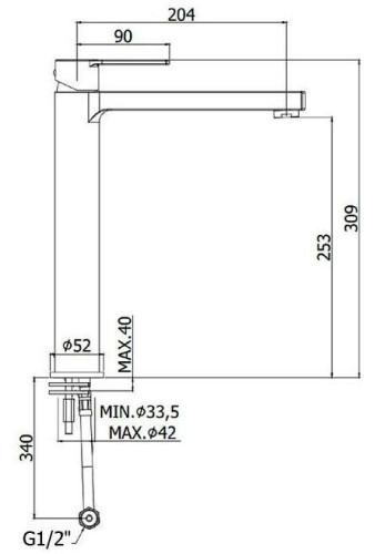 Смеситель для кухни Paffoni RINGO белый матовый RIN295BO