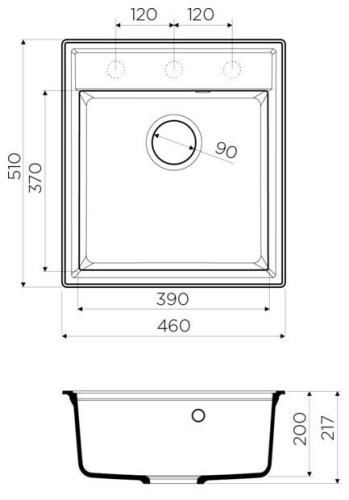 Кухонная мойка Omoikiri Daisen 46-CA 4993611 карамель