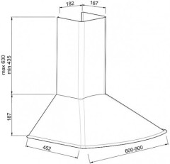 Кухонная вытяжка Rainford RCH-2626 black