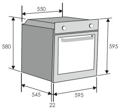 Электрический духовой шкаф Candy FCP 615 X/E1
