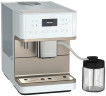 Кофемашина Miele CM 6360 MilkPerfection Lotus White CleanSteelMetallic, белый лотос