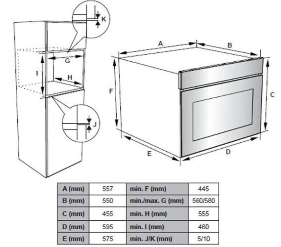 Электрический духовой шкаф Weissgauff EO 459 SDB