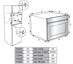 Электрический духовой шкаф Weissgauff EO 459 SDB