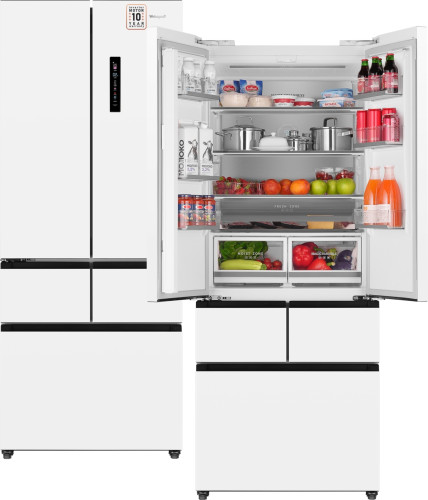 Холодильник Weissgauff WFD 450 Built-in Inverter NoFrost White