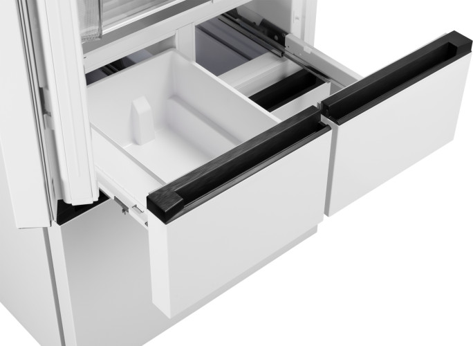 Холодильник Weissgauff WFD 450 Built-in Inverter NoFrost White