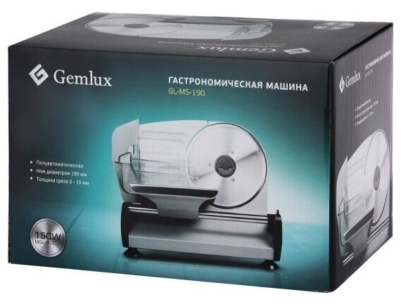 Ломтерезка Gemlux GL-MS-190
