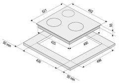 Индукционная варочная панель Krona PRESTO 45 BL