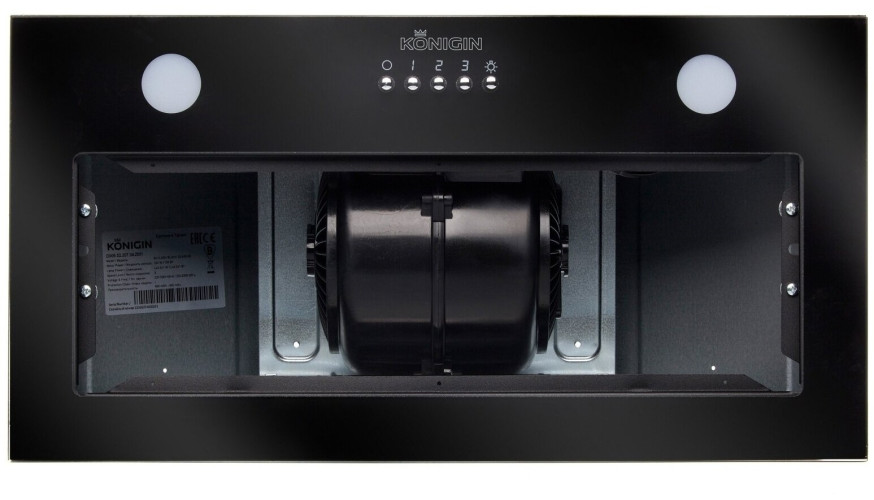 Встраиваемая вытяжка Konigin Skylark Black Glass 60