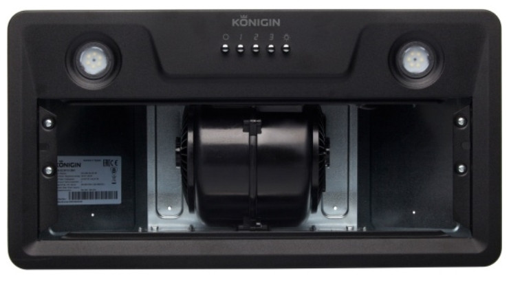 Встраиваемая вытяжка Konigin Skylark Black Glass 60